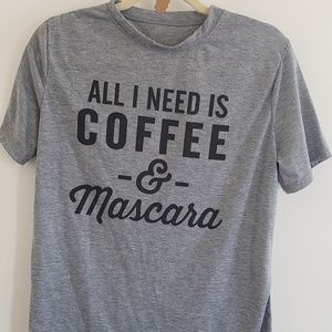 Grey Screen Printed Graphic Tee